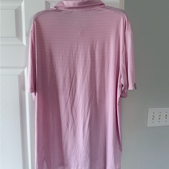 RLX Pink Striped Men's Polo - Picture 4 of 4